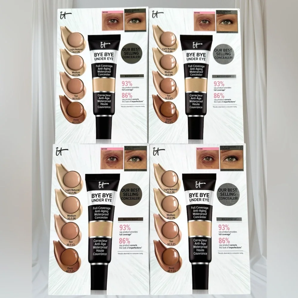 IT COSMETICS 💝 Bye Bye Under Eye Concealer Full Coverage Anti-Aging Waterproof